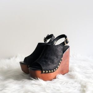 Jeffrey Campbell Olivia Open Toe Wedge